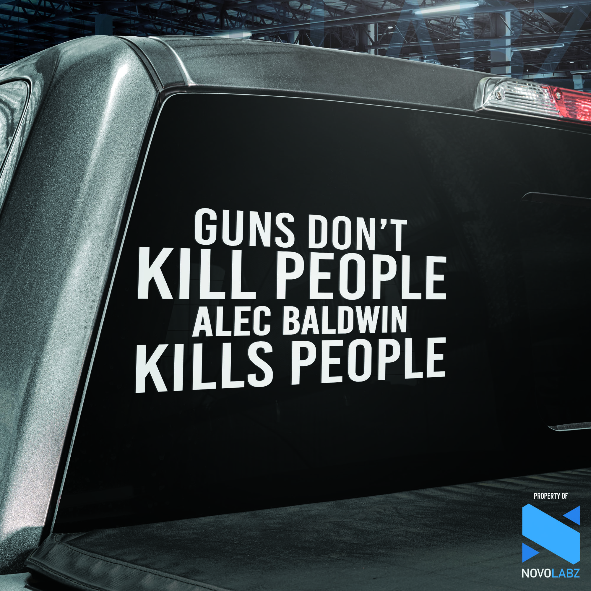 Guns Don't Kill People Baldwin Vinyl Decal