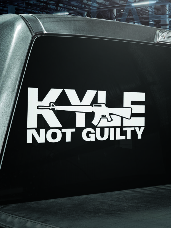 Kyle Not Guilty Vinyl Decal