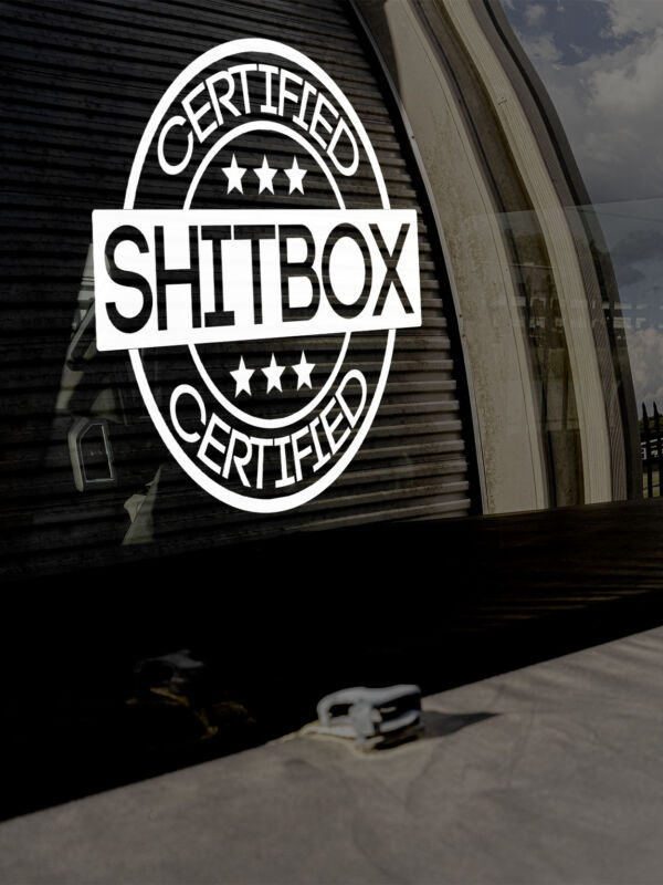 Certified Shitbox Vinyl Decal