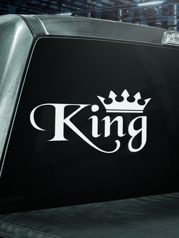 King v2 Vinyl Decal