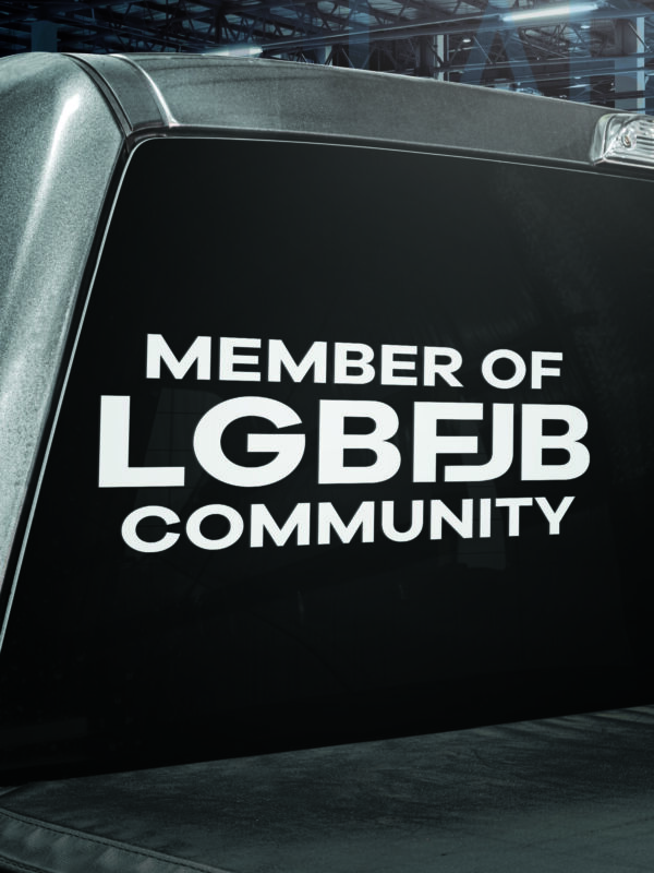 Member of LGBFJB Community Vinyl Decal
