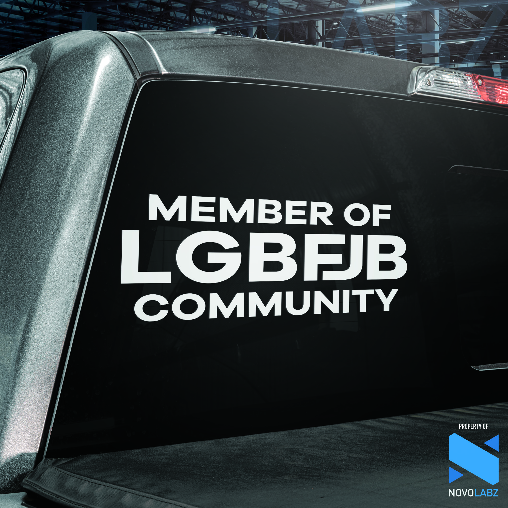 Member of LGBFJB Community Vinyl Decal